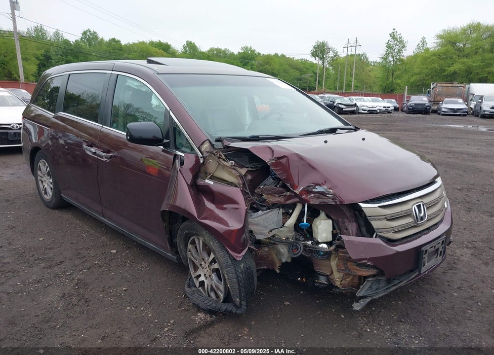 2011 HONDA ODYSSEY EX-L VIN: 5FNRL5H68BB082911