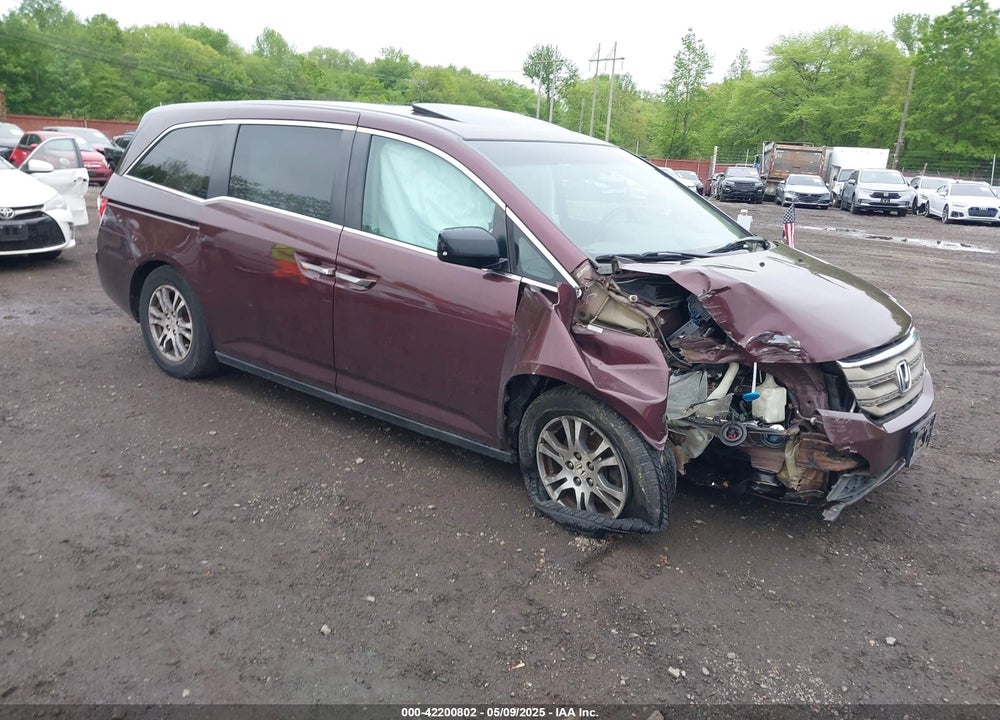 2011 HONDA ODYSSEY EX-L VIN: 5FNRL5H68BB082911