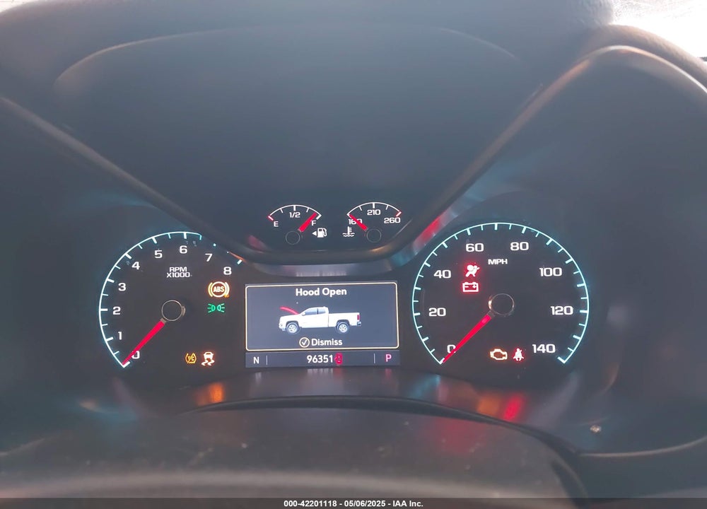 2019 CHEVROLET COLORADO VIN: 1GCGTDEN2K1121689