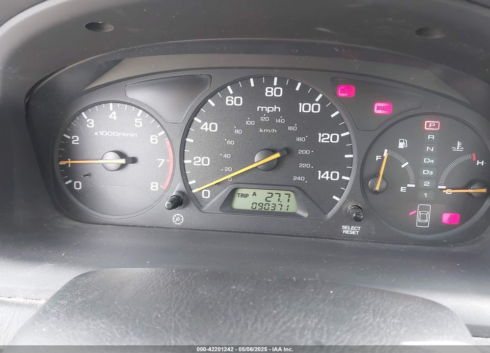 1999 HONDA ACCORD LX V6 VIN: 1HGCG2244XA016325