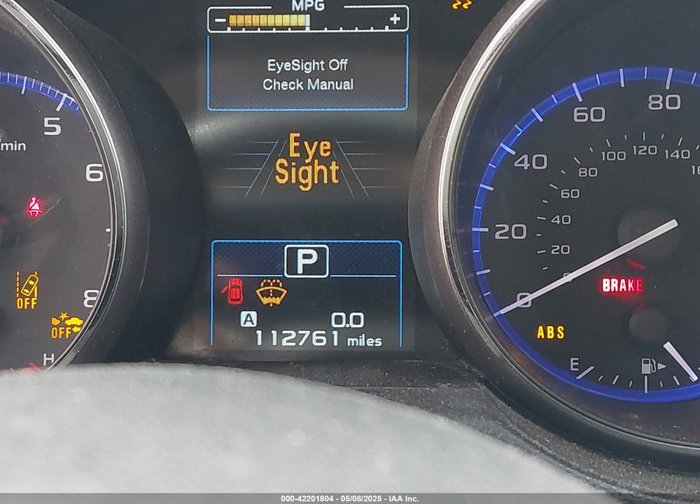 2019 SUBARU OUTBACK VIN: 4S4BSAFC8K3282590