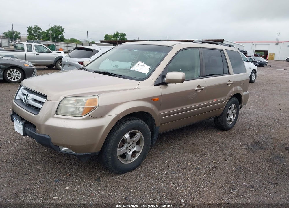 2006 HONDA PILOT EX-L VIN: 5FNYF18506B010075