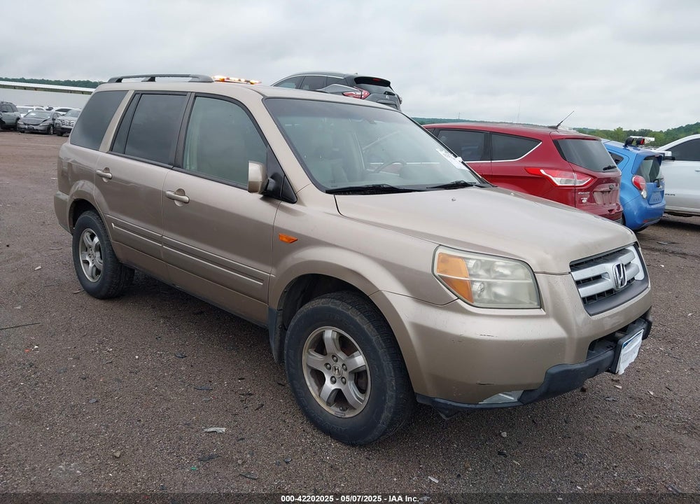 2006 HONDA PILOT EX-L VIN: 5FNYF18506B010075