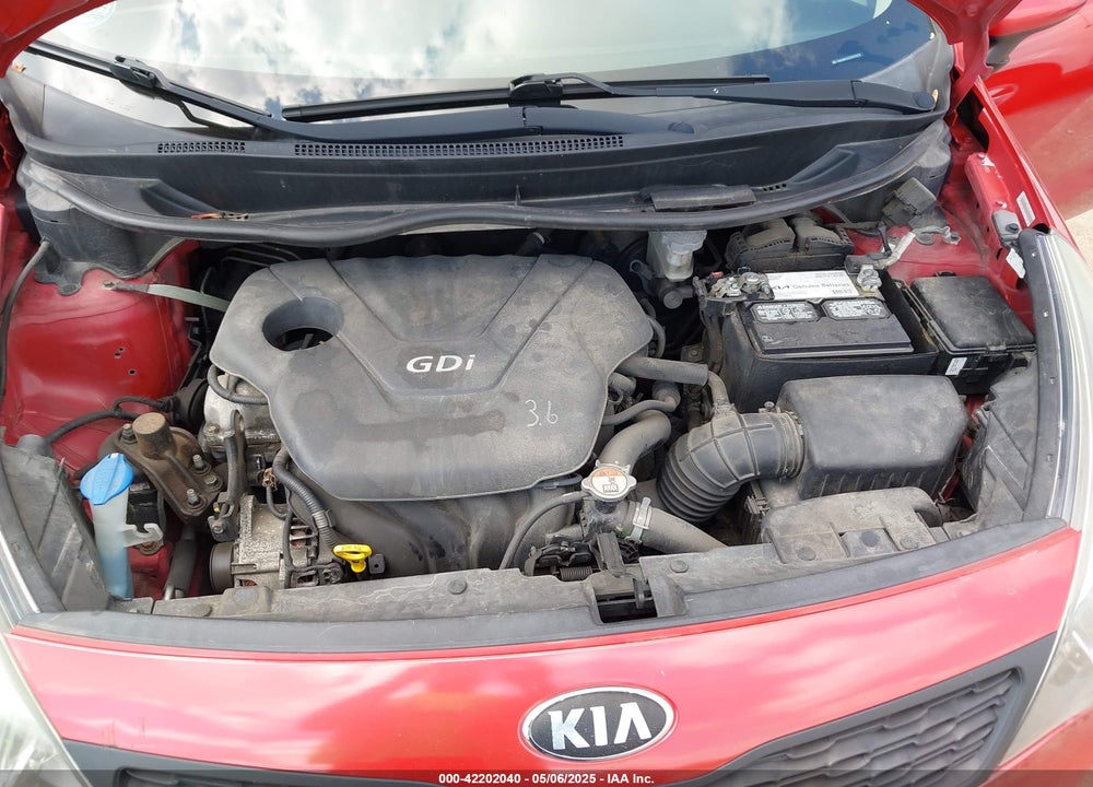 2014 KIA RIO LX VIN: KNADM4A35E6419100
