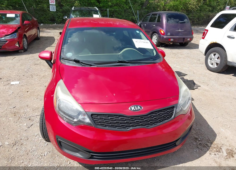 2014 KIA RIO LX VIN: KNADM4A35E6419100
