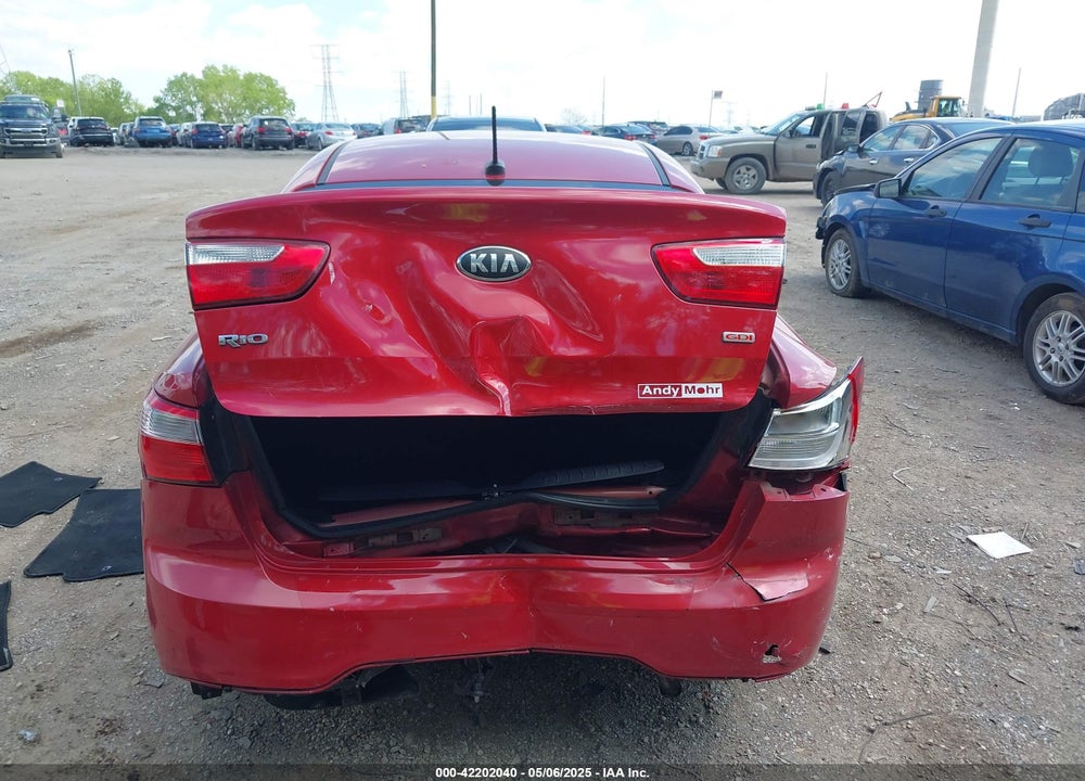 2014 KIA RIO LX VIN: KNADM4A35E6419100