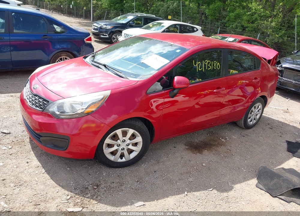 2014 KIA RIO LX VIN: KNADM4A35E6419100