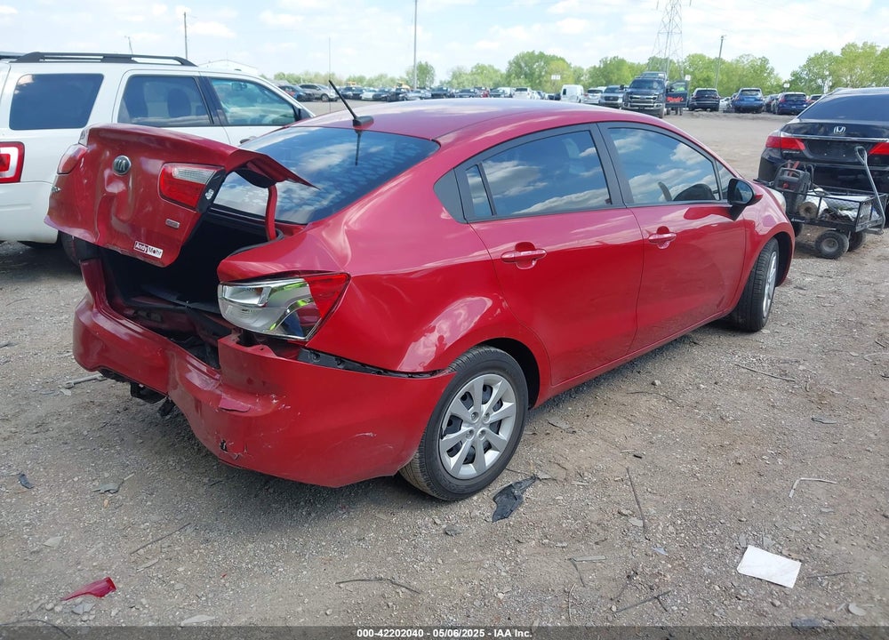 2014 KIA RIO LX VIN: KNADM4A35E6419100