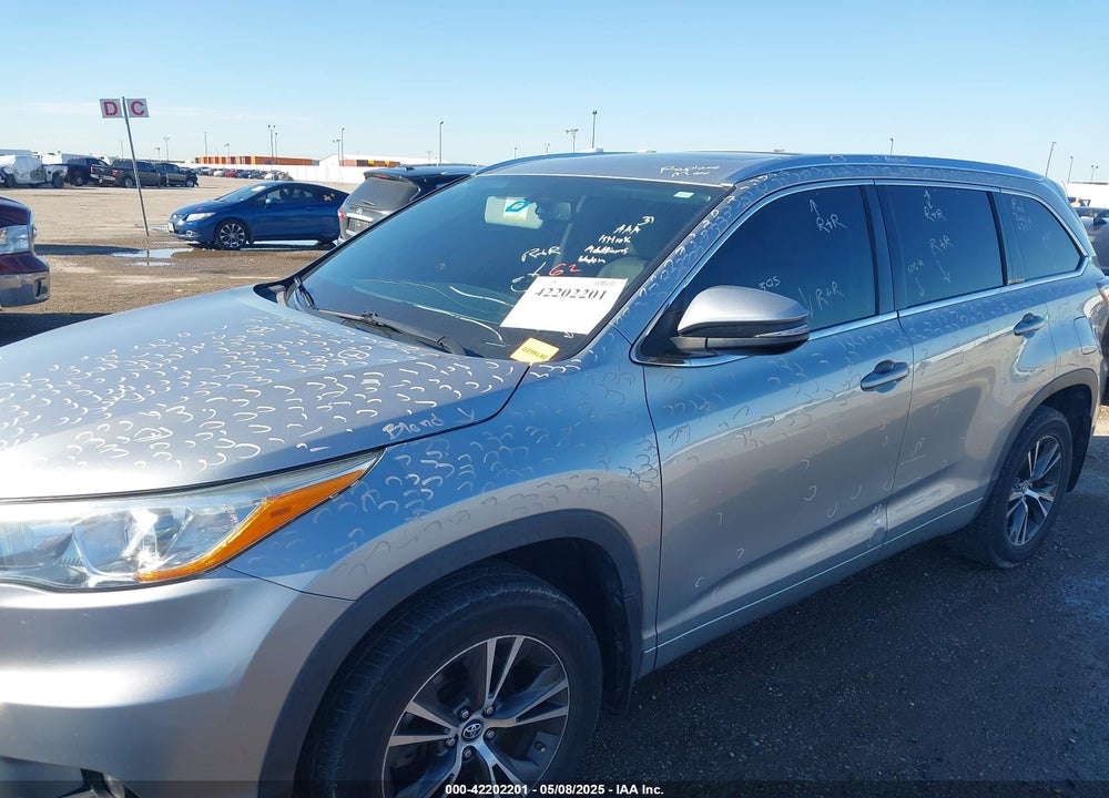 2016 TOYOTA HIGHLANDER VIN: 5TDKKRFH8GS502332