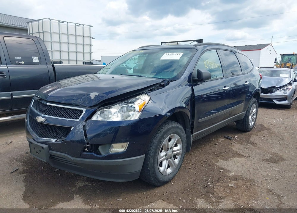 2012 CHEVROLET TRAVERSE LS VIN: 1GNKRFED8CJ270595