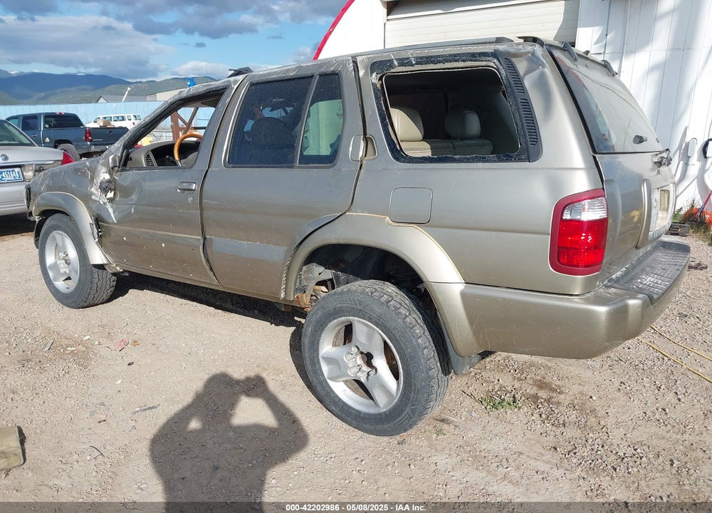 2002 INFINITI QX4 LUXURY VIN: JNRDR09Y62W251203