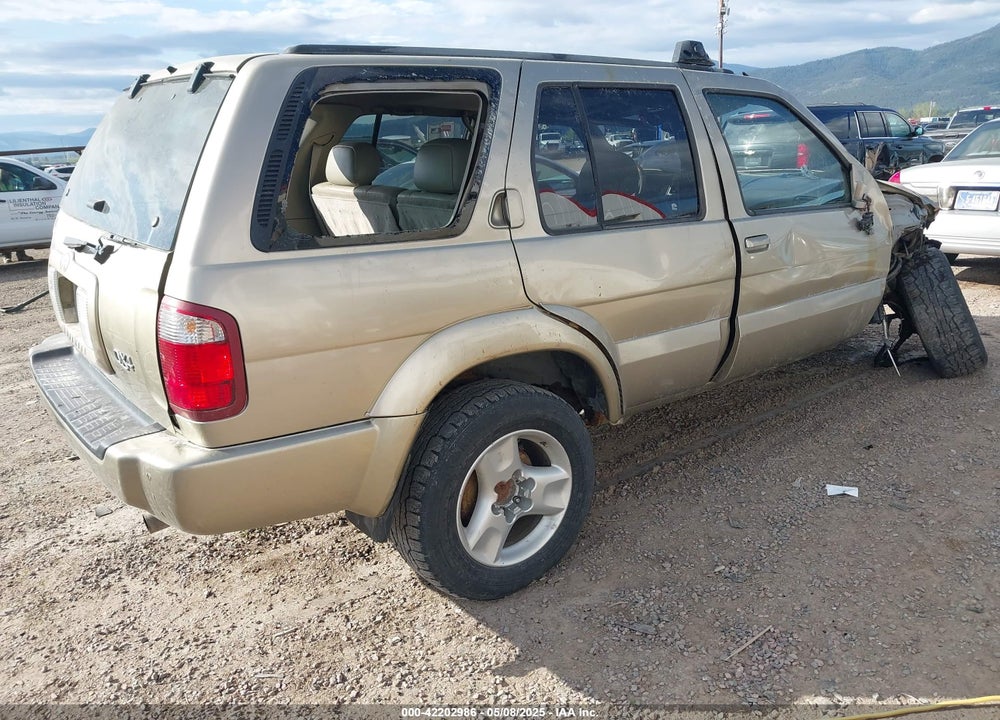 2002 INFINITI QX4 LUXURY VIN: JNRDR09Y62W251203