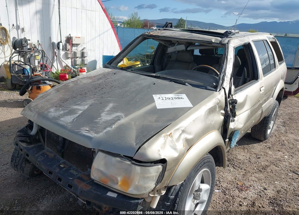 2002 INFINITI QX4 LUXURY VIN: JNRDR09Y62W251203