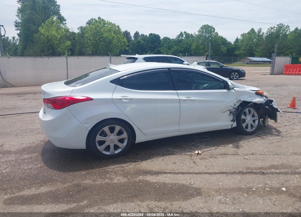 2012 HYUNDAI ELANTRA LIMITED VIN: 5NPDH4AE2CH085037