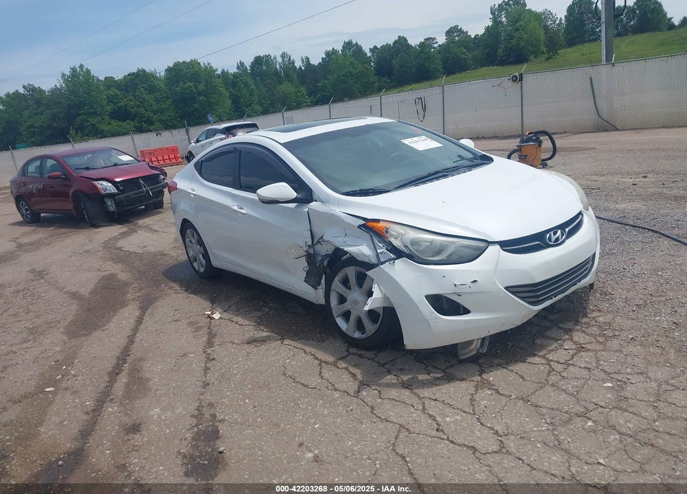2012 HYUNDAI ELANTRA LIMITED VIN: 5NPDH4AE2CH085037