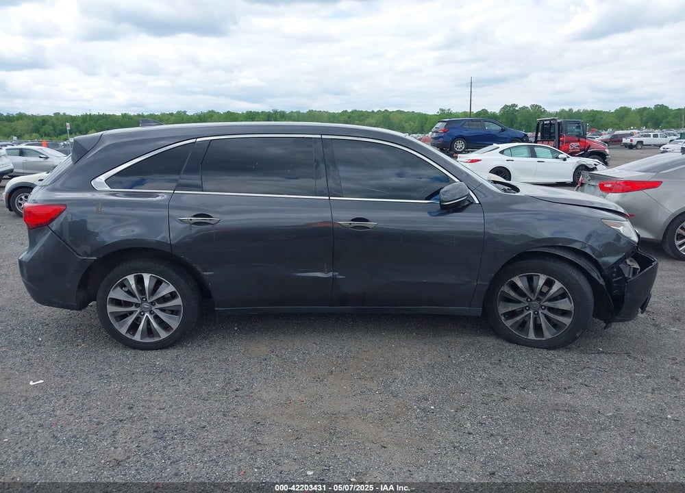 2014 ACURA MDX TECHNOLOGY PACKAGE VIN: 5FRYD3H40EB002628