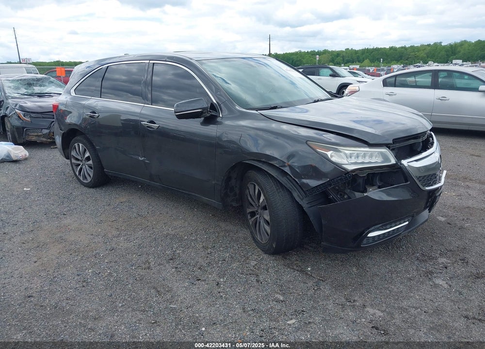 2014 ACURA MDX TECHNOLOGY PACKAGE VIN: 5FRYD3H40EB002628