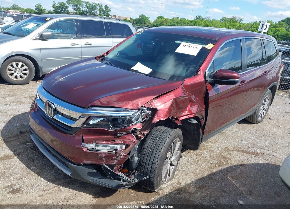 2021 HONDA PILOT 2WD EX-L VIN: 5FNYF5H5XMB042472