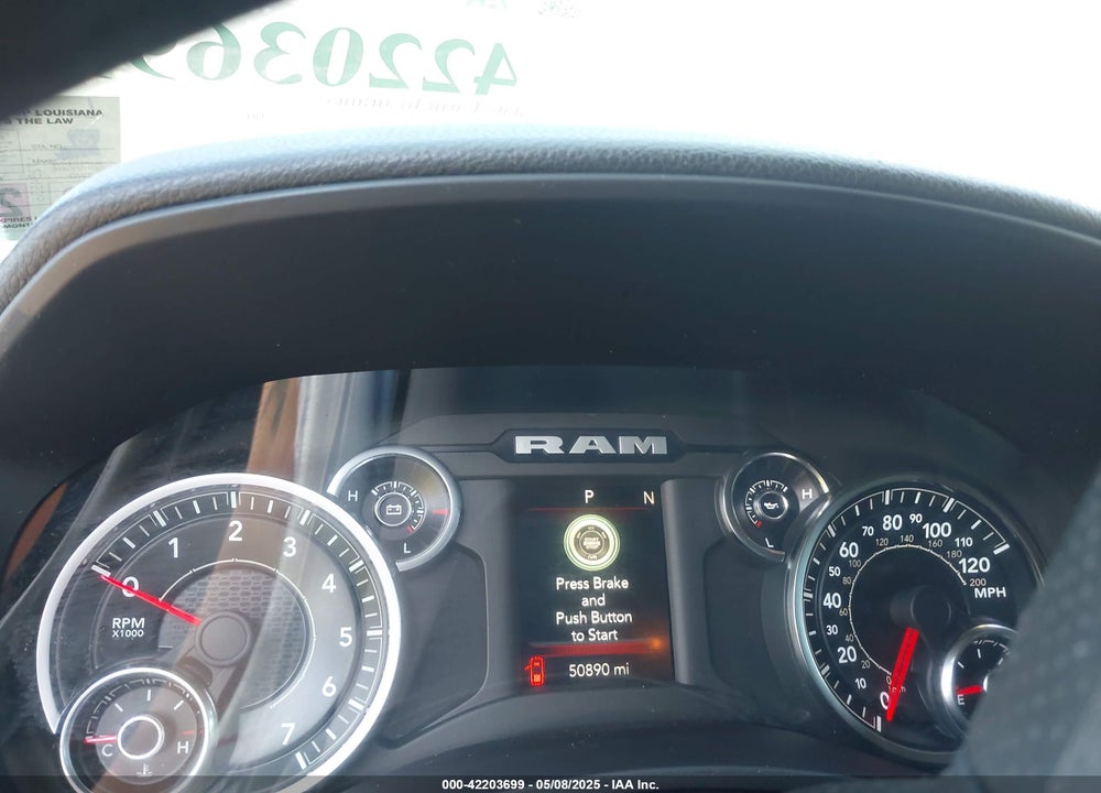 2021 RAM 2500 TRADESMAN 4X4 6'4 BOX VIN: 3C6UR5CJ9MG641813