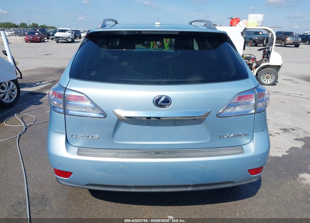 2010 LEXUS RX 450H VIN: JTJBC1BA2A2013721