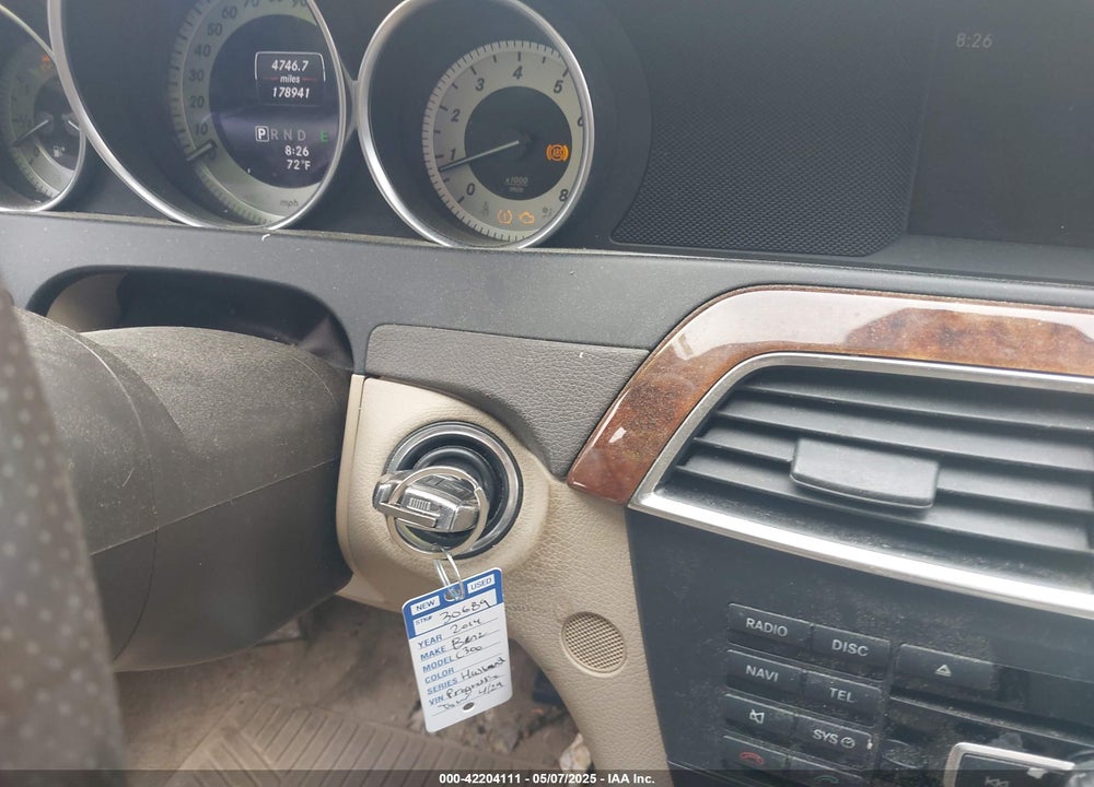 2014 MERCEDES-BENZ C CLASS VIN: WDDGF8ABXER319913