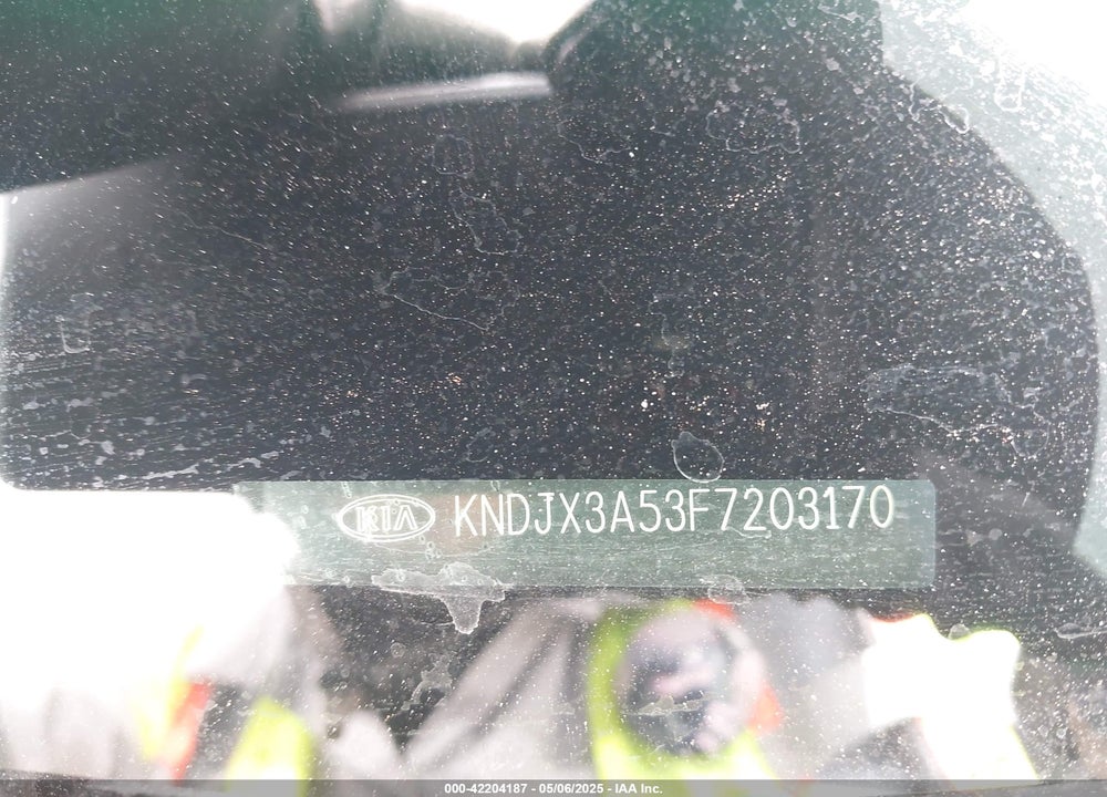 2015 KIA SOUL VIN: KNDJX3A53F7203170