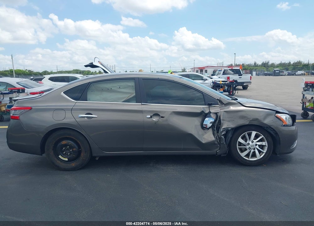 2015 NISSAN SENTRA SV VIN: 3N1AB7AP5FY341589