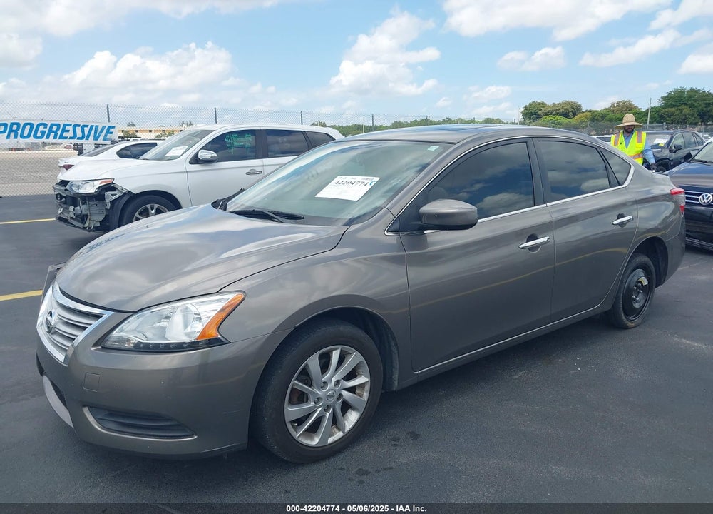 2015 NISSAN SENTRA SV VIN: 3N1AB7AP5FY341589