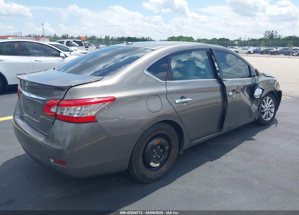2015 NISSAN SENTRA SV VIN: 3N1AB7AP5FY341589