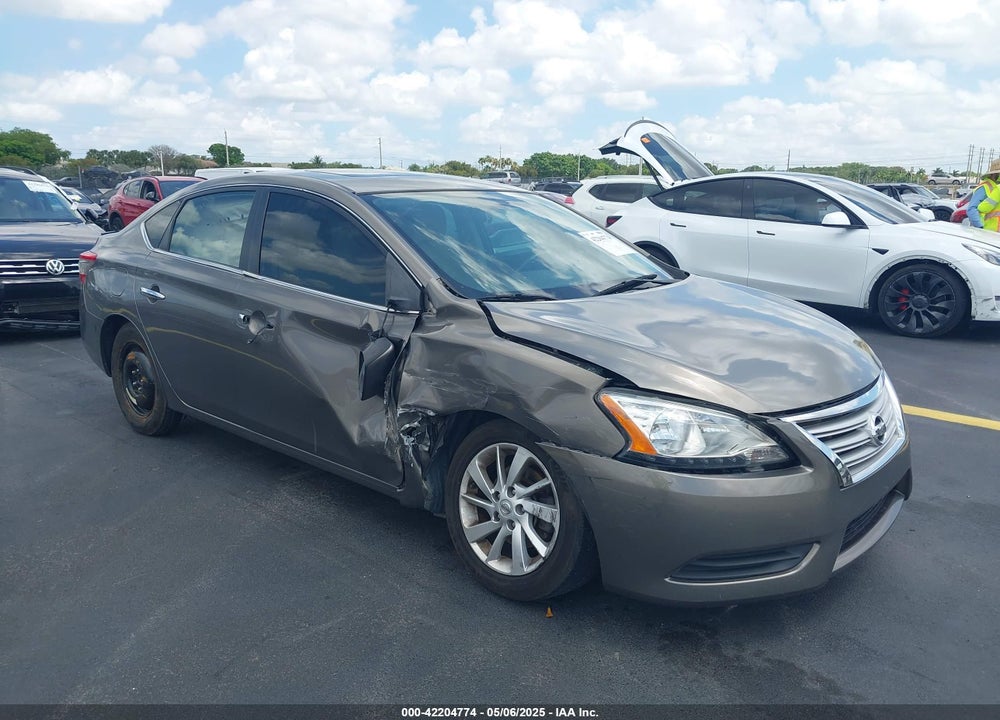2015 NISSAN SENTRA SV VIN: 3N1AB7AP5FY341589