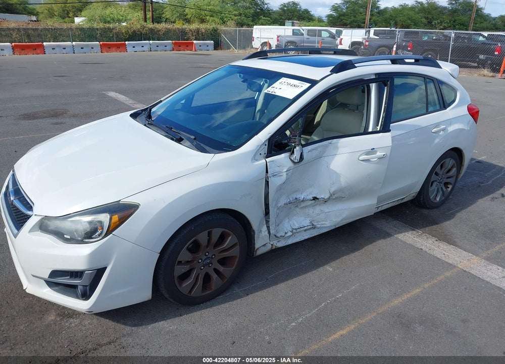 2015 SUBARU IMPREZA 2.0I SPORT LIMITED VIN: JF1GPAZ60FH201145