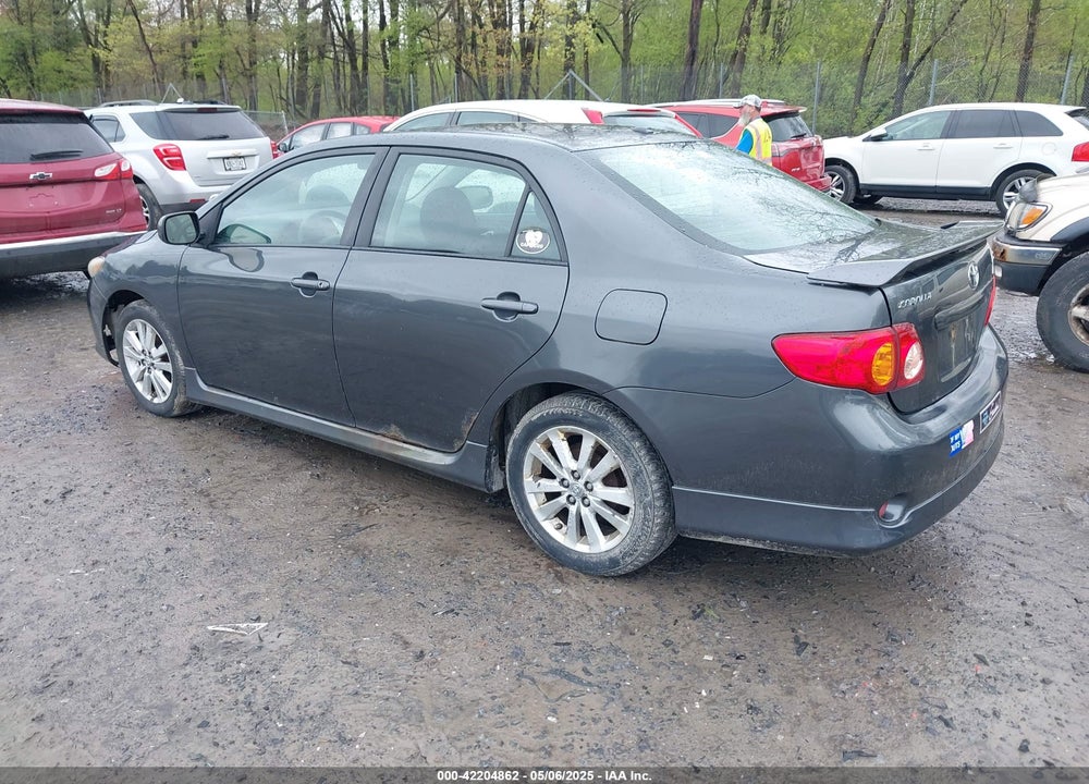 2009 TOYOTA COROLLA VIN: 2T1BU40E89C052754