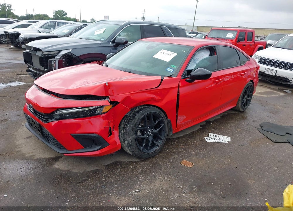2022 HONDA CIVIC VIN: 2HGFE2F53NH610070