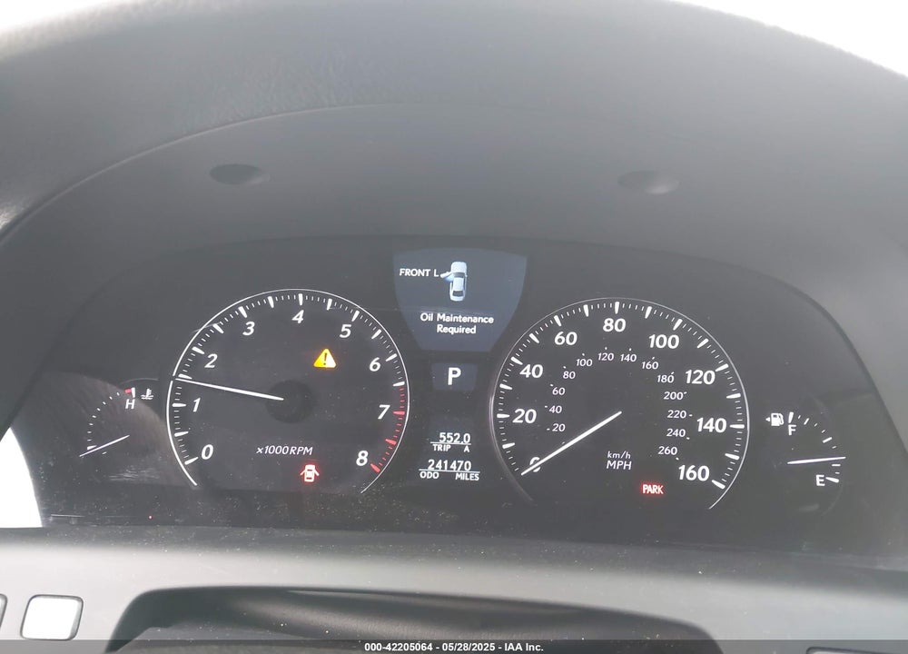 2008 LEXUS LS 460 VIN: JTHBL46FX85057659