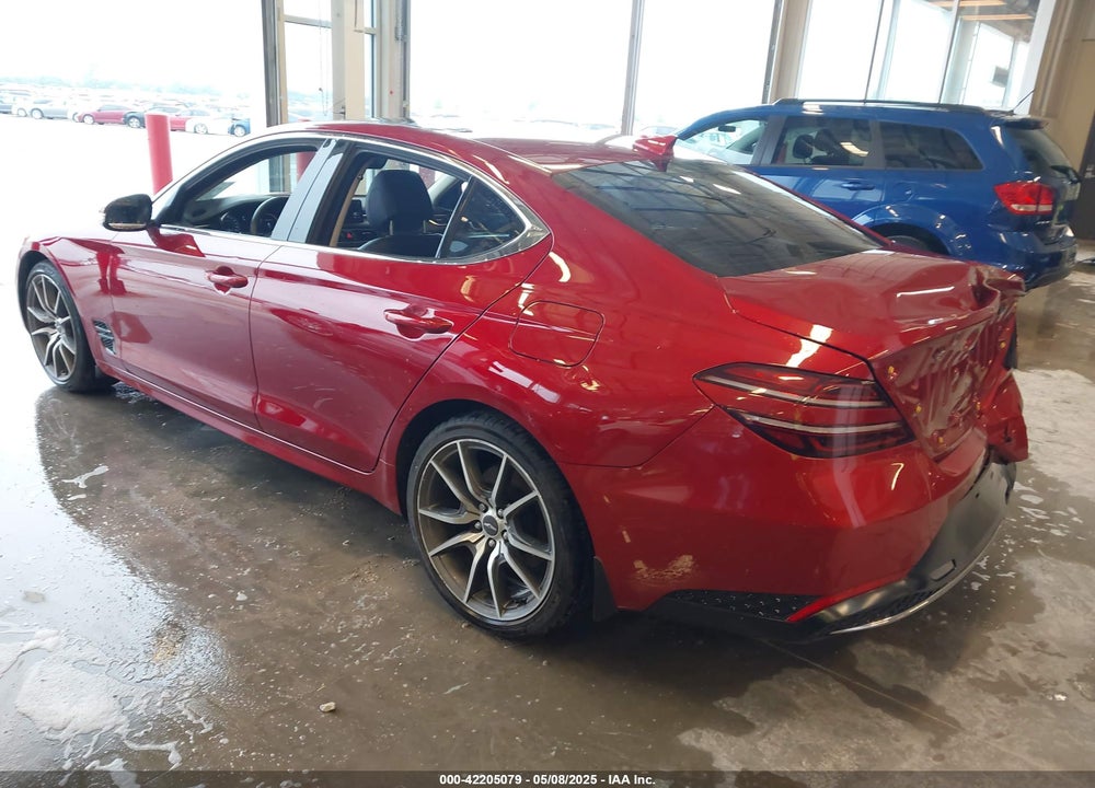 2022 GENESIS G70 2.0T AWD VIN: KMTG34TA3NU086889
