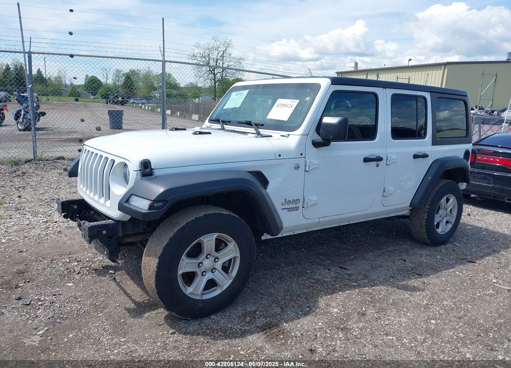 2019 JEEP WRANGLER UNLIMITED SPORT S 4X4 VIN: 1C4HJXDN5KW618297