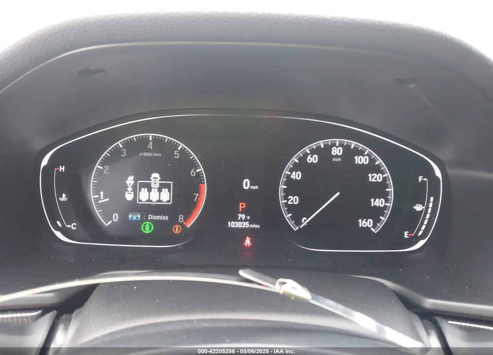 2022 HONDA ACCORD VIN: 1HGCV1F3XNA024041