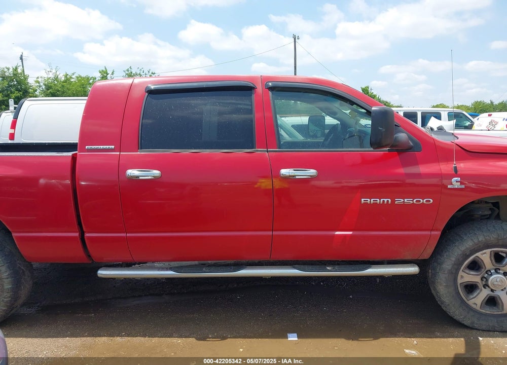 2006 DODGE RAM 2500 SLT VIN: 3D7KS29CX6G130129
