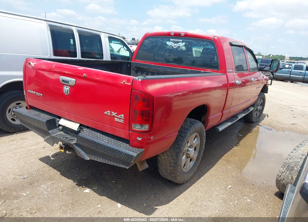 2006 DODGE RAM 2500 SLT VIN: 3D7KS29CX6G130129