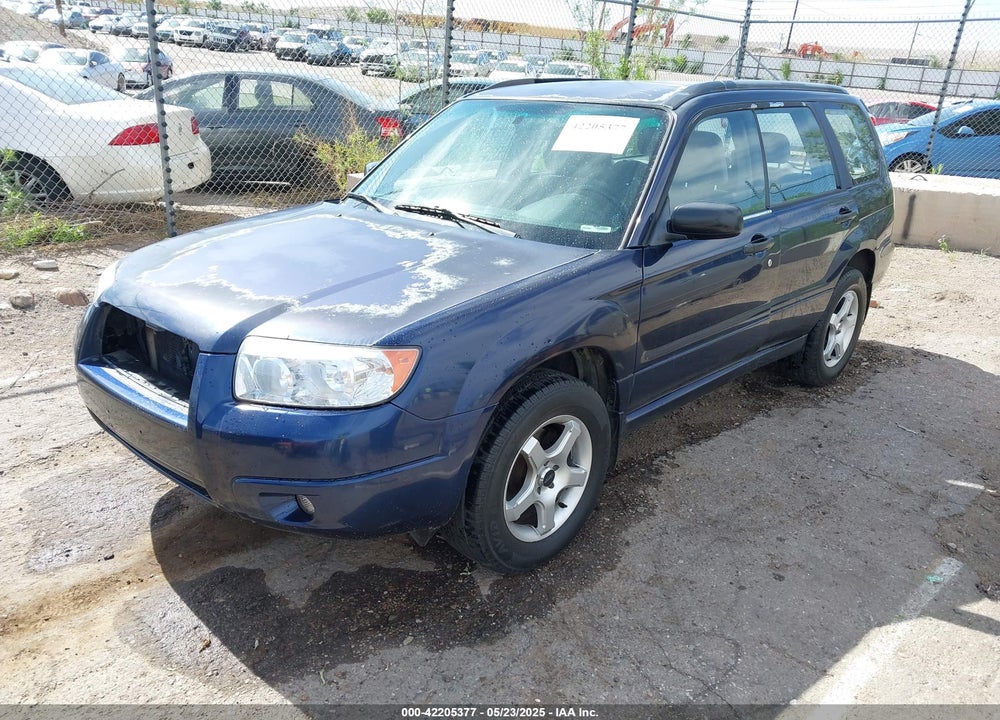 2006 SUBARU FORESTER 2.5X VIN: JF1SG63606G753041