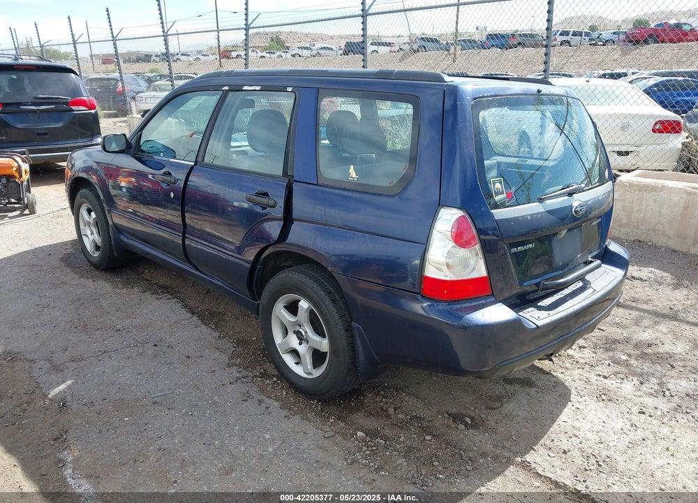 2006 SUBARU FORESTER 2.5X VIN: JF1SG63606G753041