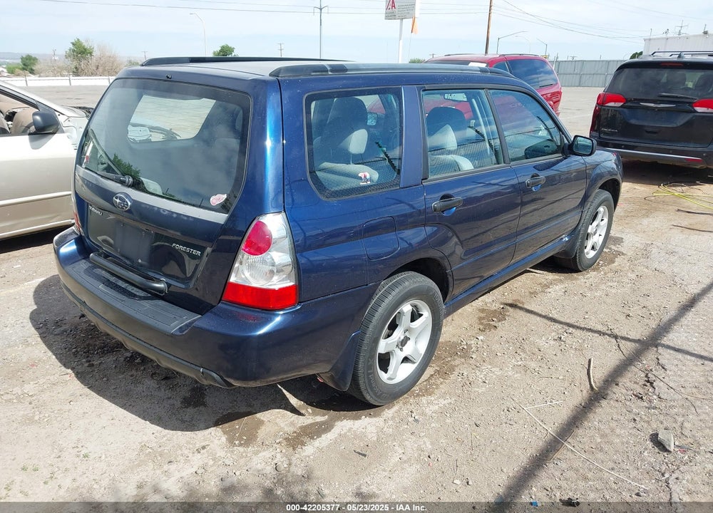 2006 SUBARU FORESTER 2.5X VIN: JF1SG63606G753041