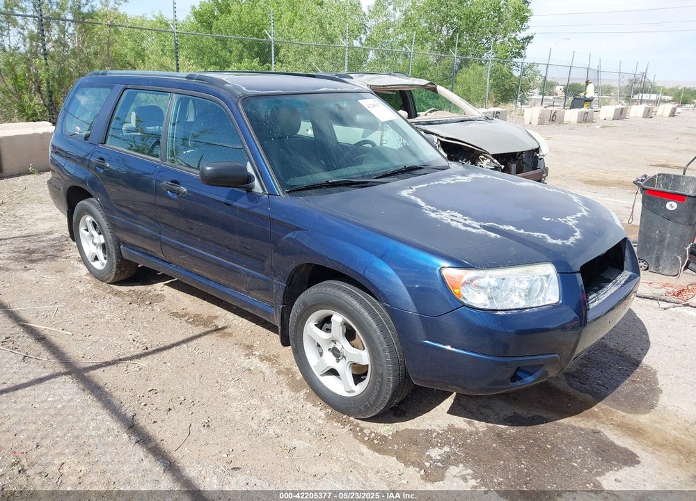 2006 SUBARU FORESTER 2.5X VIN: JF1SG63606G753041