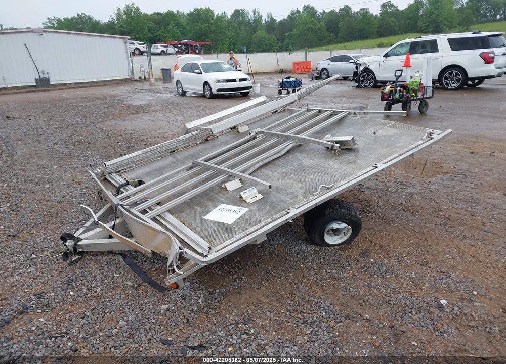 2009 ALUMA 8' UTILITY TRAILER VIN: 1YGAT08179B053645