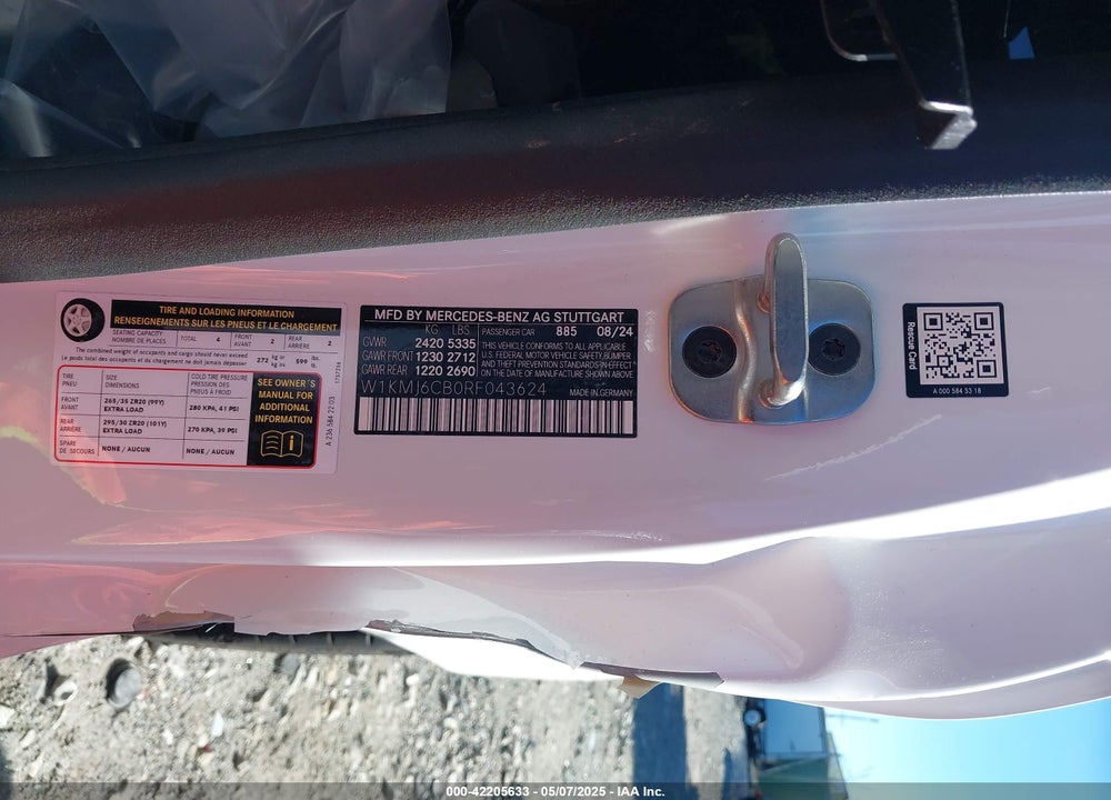 2024 MERCEDES-BENZ CLE VIN: W1KMJ6CB0RF043624