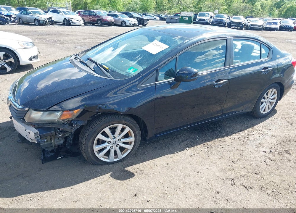 2012 HONDA CIVIC VIN: 19XFB2F86CE354176