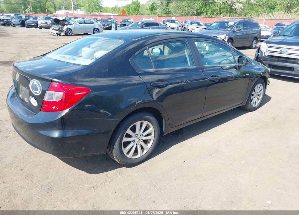 2012 HONDA CIVIC VIN: 19XFB2F86CE354176