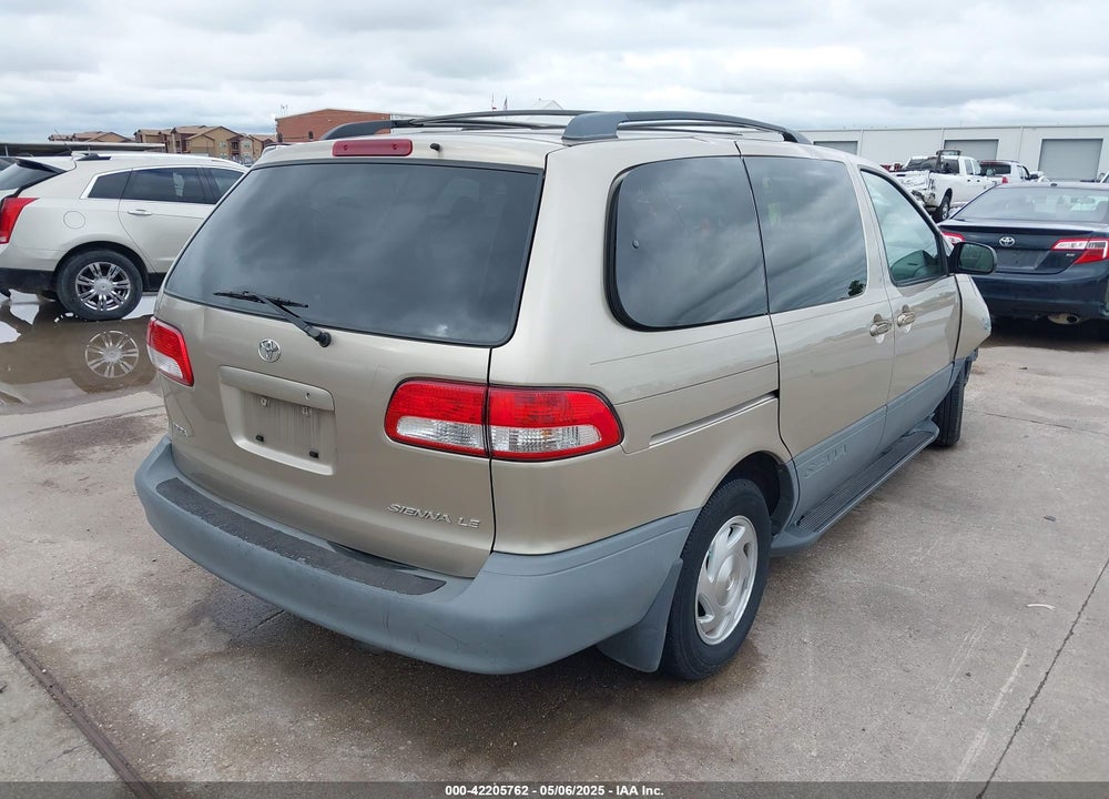 2001 TOYOTA SIENNA VIN: 4T3ZF13C51U375042