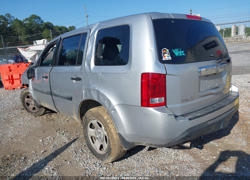 2013 HONDA PILOT LX VIN: 5FNYF3H21DB023755
