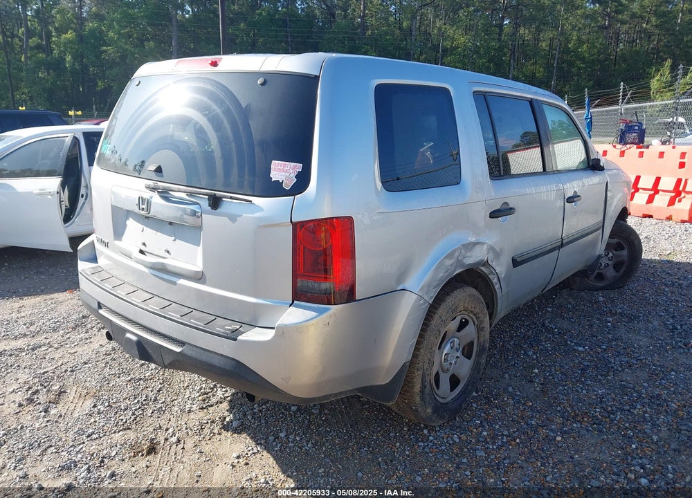 2013 HONDA PILOT LX VIN: 5FNYF3H21DB023755